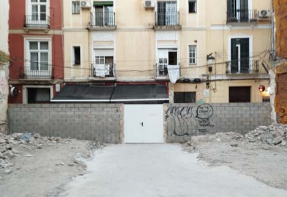 Activo inmobiliario del Grupo Alfil: terreno urbano en la calle Beatas en Málaga