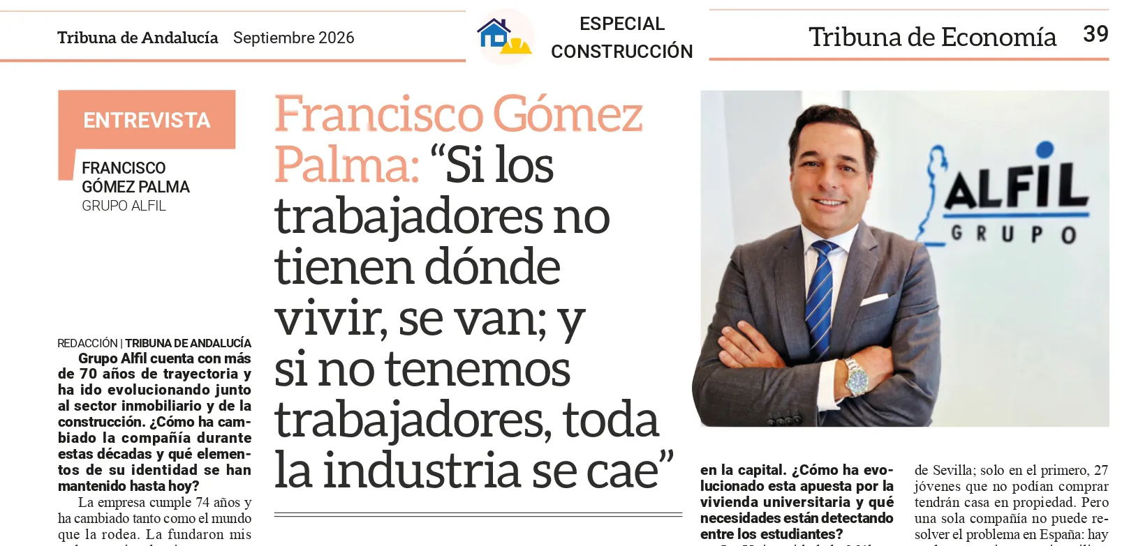 Lee más sobre el artículo «Si no tenemos trabajadores, toda la industria se cae»